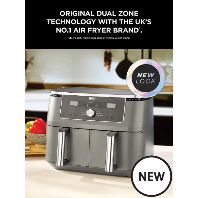 Ninja MAX 6-in-1 Dual Zone Air Fryer | 9.5L | DZ400UK - Image 3