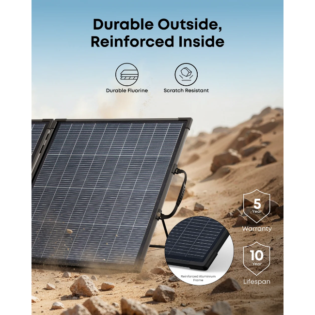 Anker Solix Ps200 Portable Solar Panel - Black | AS320011 - Image 4