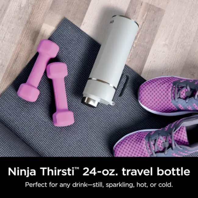 Ninja Thirsti 530ml Travel Bottle | White | DW1801EUUKWH - Image 3