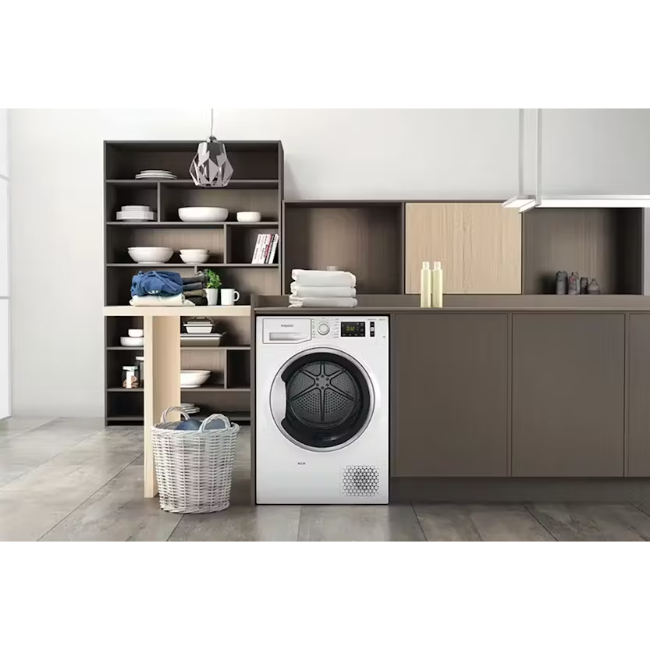 Hotpoint 9kg Heatpump Dryer - White | NTSM1192SKUK - Image 8