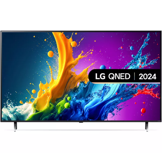 LG 55"QNED AI 4K Smart TV Black 55QNED80T6A.AEK