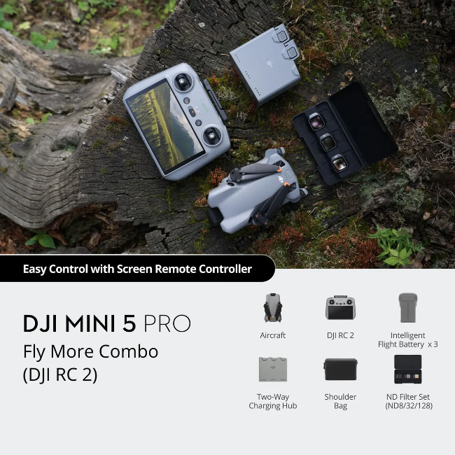 Dji Mini 5 Pro Fly More Combo(Rc2) Drone - Grey | CPMA.00000894.01 - Image 6