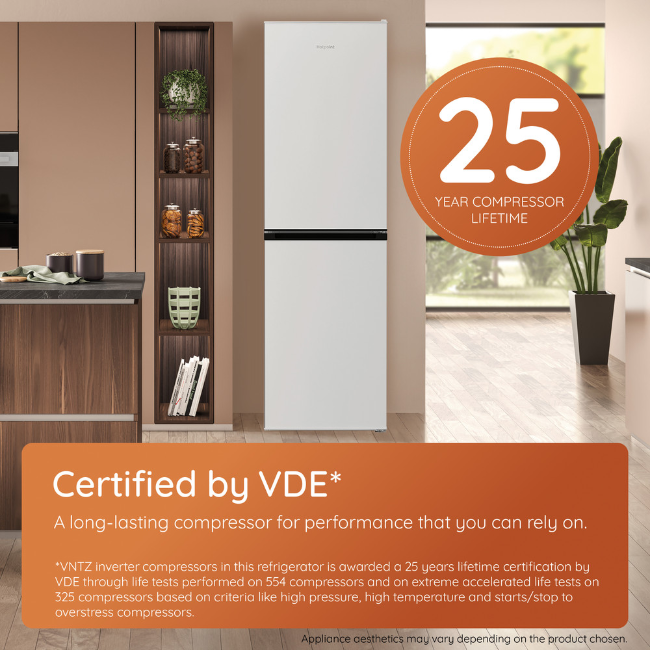 Hotpoint 50:50 Frost Free Fridge Freezer - Black Inox | HPK26363XBR5UK - Image 9