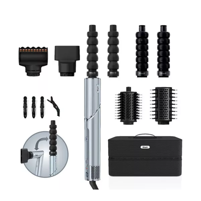 Shark FlexStyle Air Styler & Hair Dryer | Limited Edition | Glacial Blue | HD476WHUK