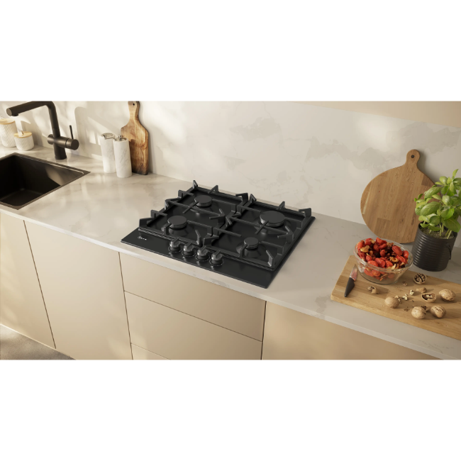 Neff N70 Gas Hob 60cm Enamel - Black | T26CIP8S0 - Image 5