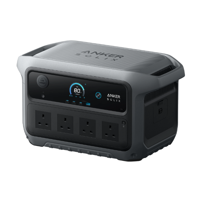 Anker Solix C2000 Gen 2 2048wh/2400w Portable Power Station - Grey | A17832A1 - Image 3