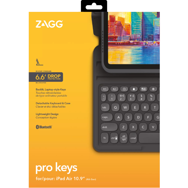 ZAGG Keyboard Pro Keys Cover for iPad Air 10.9 | Black | 103407271 ZAGG Keyboard Pro Keys Cover for iPad Air 10.9 | Black | 103407271