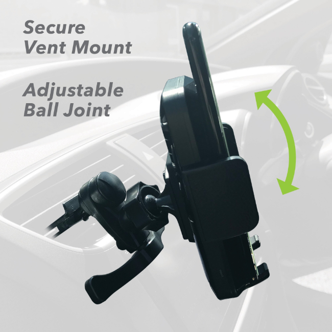 VELD Super Fast 10W QI Charger Car Vent Mounted Pad | VWC10ZB - Image 11