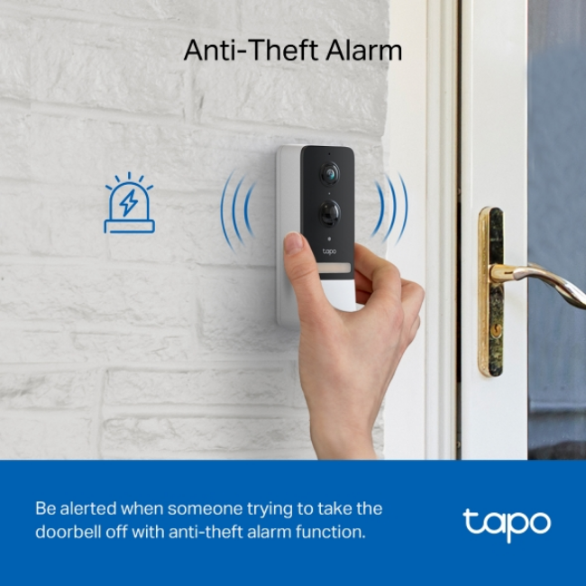Smart Battery Video Doorbell Camera Kit | TAPOD230S1 - Image 11