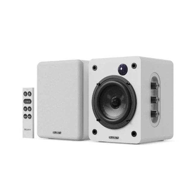 Majority D50X Powered Bookshelf Speakers | White | 1000003125 - Image 1