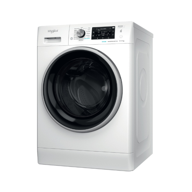 Whirlpool 11Kg/7Kg Washer Dryer - White | FFWDD1174269 - Image 3