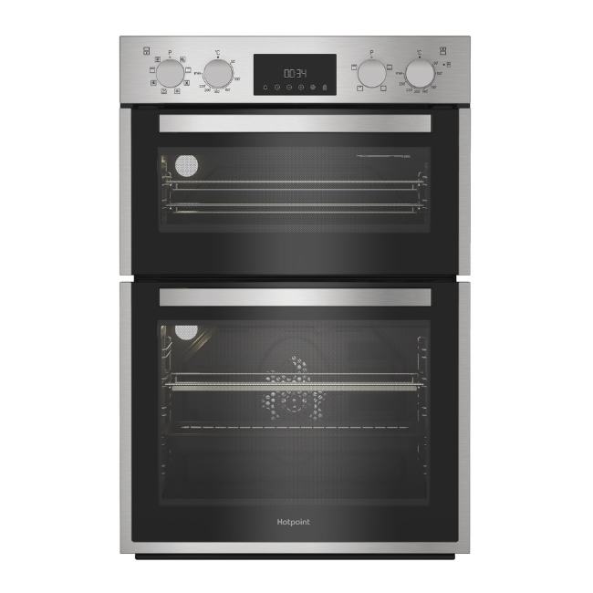 Hotpoint Built-In Double Oven - Inox | DIH82DIX Hotpoint Built-In Double Oven - Inox | DIH82DIX