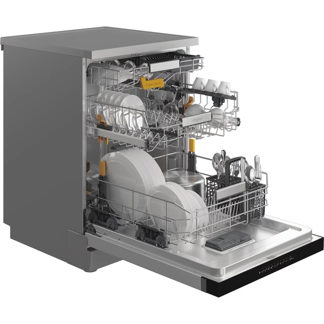 Whirlpool Freestanding Dishwasher - Inox Colour | W8FHP51XUK - Image 2
