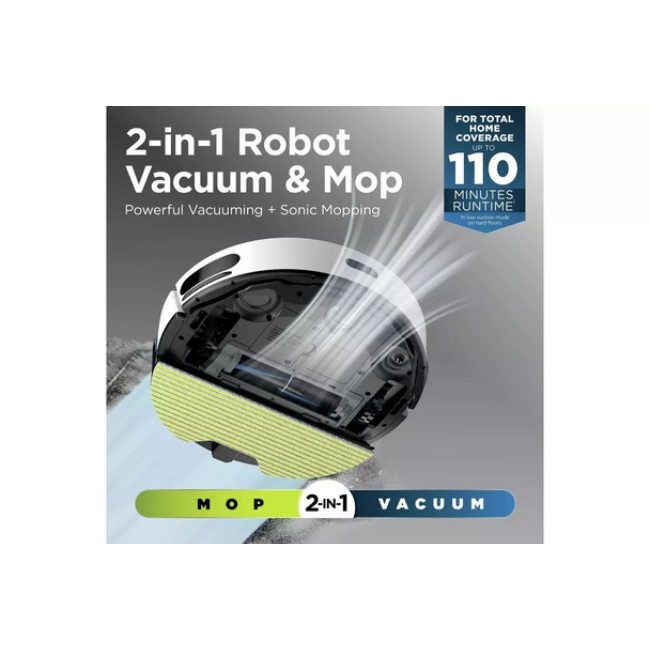 Shark Matrix Plus 2-In-1 Robot Vacuum & Mop | White | RV2620WDUKWH - Image 2