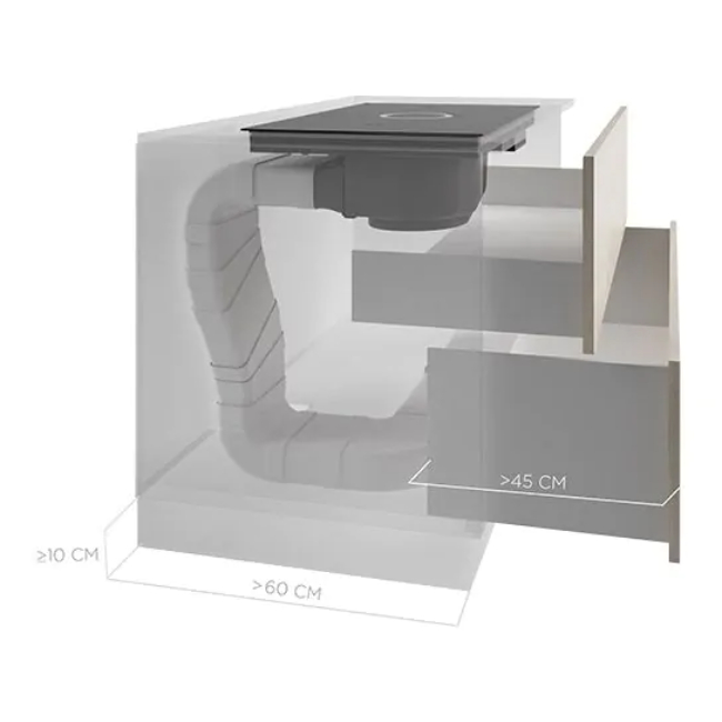 Elica Nikolatesla Extractor Induction Hob 83cm | NIKOSWITCHDUCTBL - Image 2