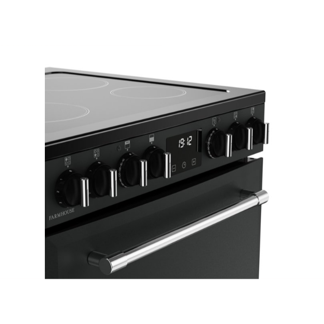 Belling 60cm Farmhouse Style Cooker - Anthracite | FH60EANT - Image 3