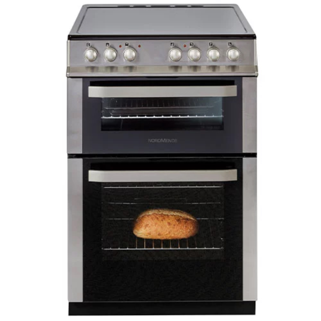 Nordmende 60CM Freestanding Electric Cooker - Stainless Steel | CDEC62IX - Image 2