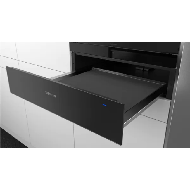 Siemens iQ500 14cm Warming Drawer Black BI510CNR0B SIEBI510CNR0B