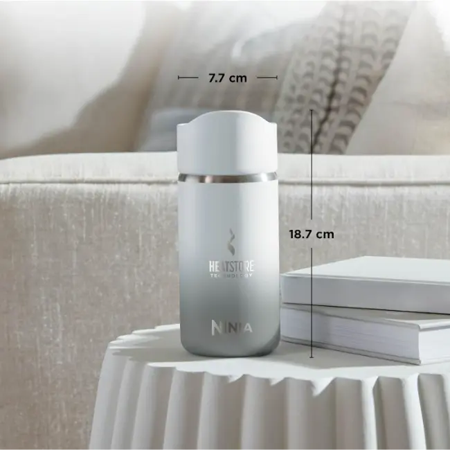 Ninja Sip Perfect Travel Mug | 300ml | White | DW1203EUUKWH - Image 7 Ninja Sip Perfect Travel Mug | 300ml | White | DW1203EUUKWH - Image 7