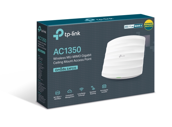 TP Link AC1200 Dual Band Gigabit Ceiling Mount Access Point | EAP225 - Image 4