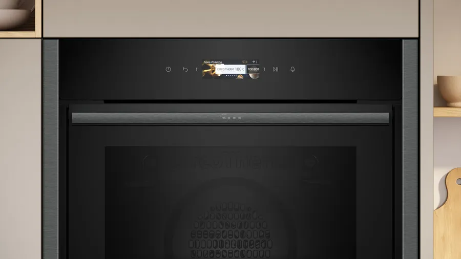 Neff Single Built-in Oven - Graphite/Black | B54CR71G0B - Image 2