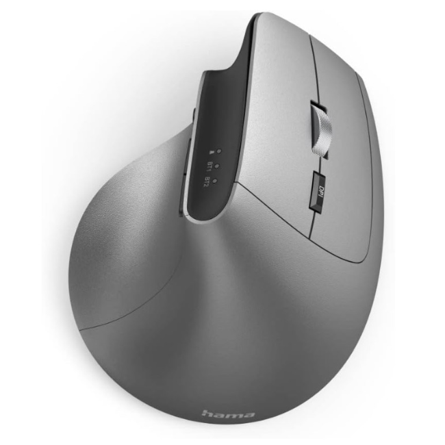 Hama EMW-700 Ergonomic Wireless Rechargeable Mouse | 499073 