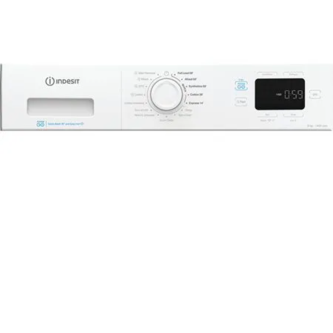 Indesit Push&Go 9kg Washing Machine - White | IP946PUSHGOUK - Image 7