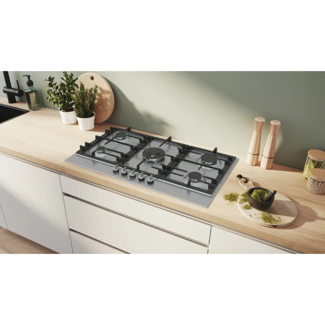 Bosch Series 6 Gas Hob - Stainless Steel | PCR9A5I90 - Image 4