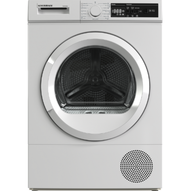 Nordmende Freestanding 8kg Heat Pump Tumble Dryer - White | TDHPE80WH