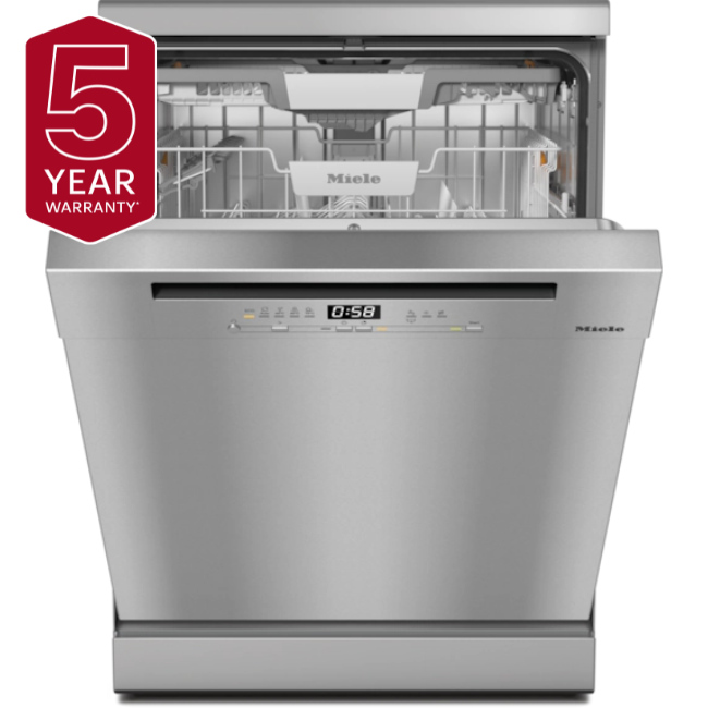 Miele Freestanding Dishwasher - Clean Steel | G5811SC-CLST - Image 2
