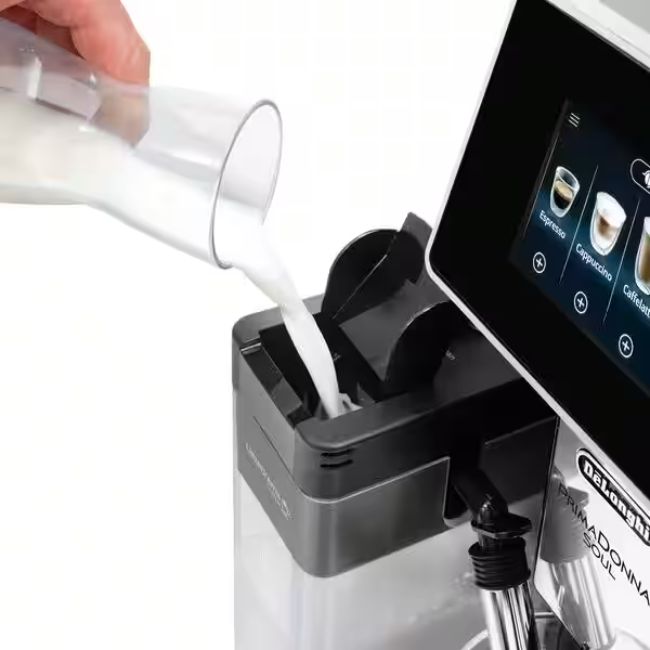 Delonghi PrimaDonna Soul Fully Automatic Bean To Cup Coffee - Grey | ECAM610.55.SB - Image 4