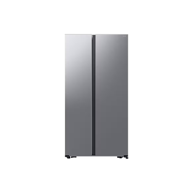 Samsung Series 6 SpaceMax American-Style Smart Fridge Freezer - Gentle Silver Matt | RS57DG400EM9EU