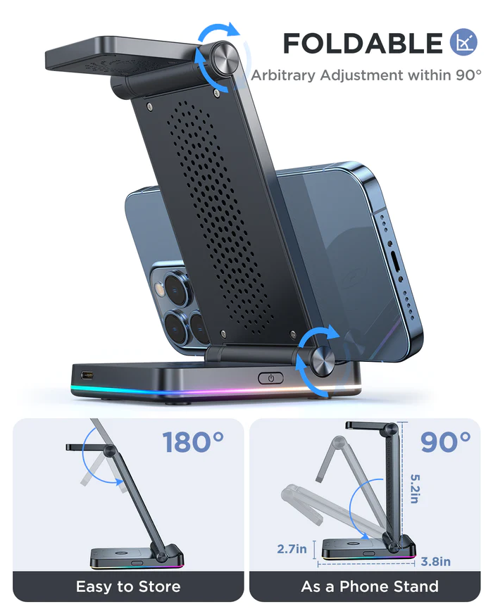 Joyroom 3 in 1 Wireless Charging Station | HL-WQN01 - Image 2