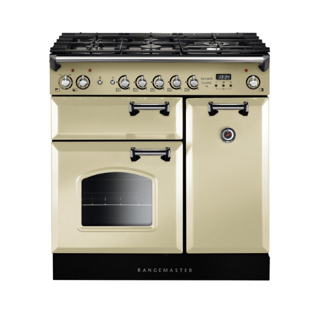 Rangemaster Infusion Classic 90cm Duel Fuel Cooker - Cream | INC90DFFCR-C