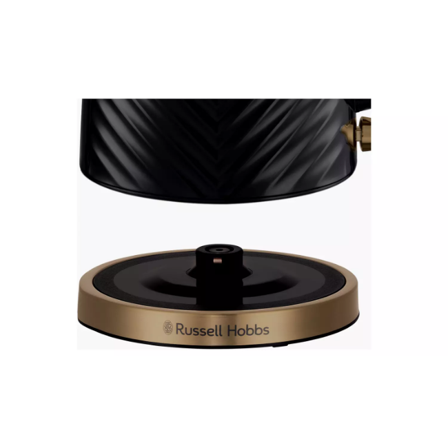 Russell Hobbs Groove Kettle 1.7L - Black | 26380 - Image 4 Russell Hobbs Groove Kettle 1.7L - Black | 26380 - Image 4