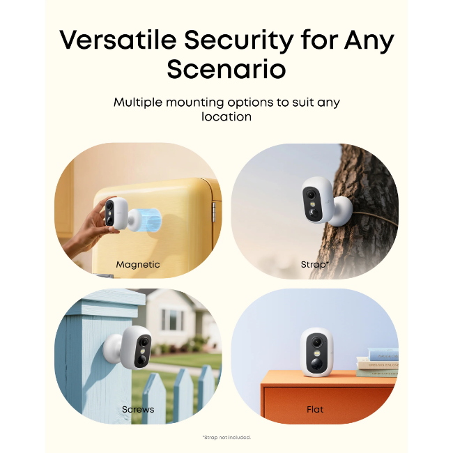 Eufy Outdoor Security Camera C35 2-Cam Kit With Homebase Mini | E811042A - Image 2