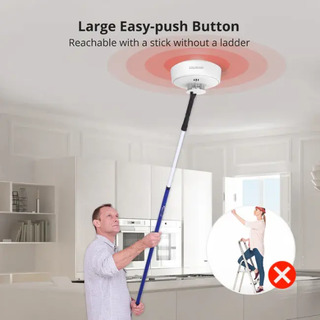 10-Year Wireless Interconnected Heat Alarm | DHI-HY-HT10A-R8 - Image 3