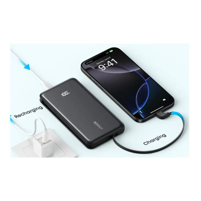 Anker Zolo Power Bank 10k Mah | Black | A110DH11 - Image 3