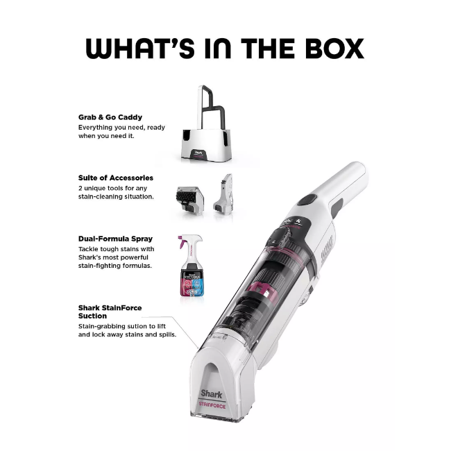 Shark StainForce Cordless Spot Cleaner | HX100UKT - Image 6