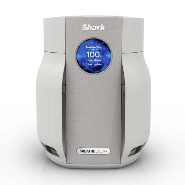Shark BreatheClear Compact Pro Smart Air Purifier | Dove | HP062UK