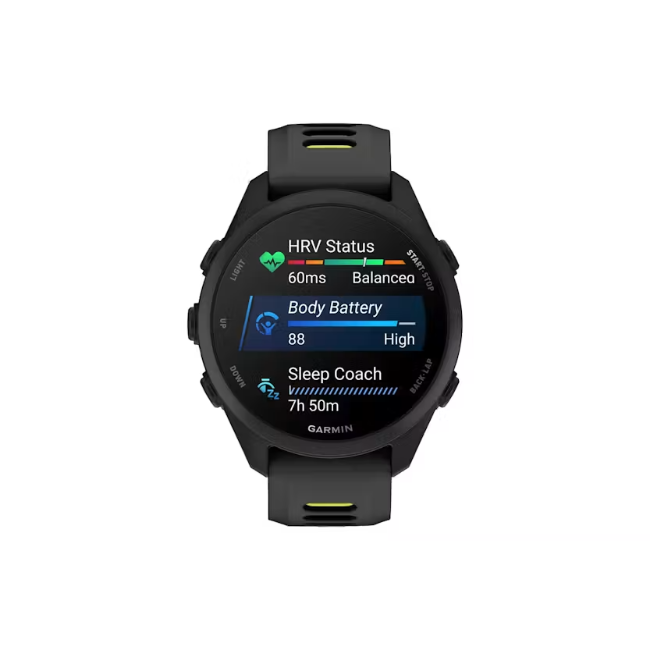 Garmin Forerunner 170 Music - Black with Black/Amp Yellow Band | 010-03920-10 - Image 5