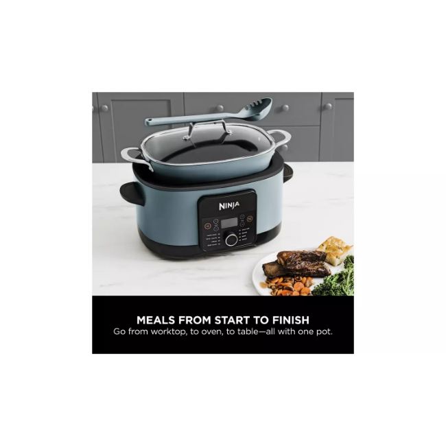 Ninja Foodi 8-In-1 Slow Cooker - Sea Salt Grey | MC1001UK - Image 7 Ninja Foodi 8-In-1 Slow Cooker - Sea Salt Grey | MC1001UK - Image 7