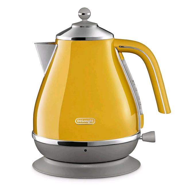Delonghi Icona Capitals Yelllow Kettle KBOC3001.Y Delonghi Icona Capitals Yelllow Kettle KBOC3001.Y
