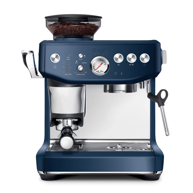 Sage The Barista Express™ Impress Coffee Machine - Damson Blue | SES876DBL4GUK1 Sage The Barista Express™ Impress Coffee Machine - Damson Blue | SES876DBL4GUK1