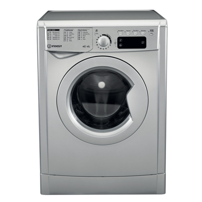 Indesit Freestanding Washer-Dryer 8+6kg 1400sp - Silver | EWDE861483SUK