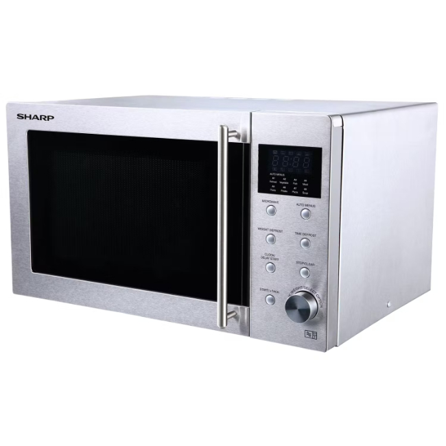 Sharp Microwave 800w 23L - Stainless Steel | R28STM Sharp Microwave 800w 23L - Stainless Steel | R28STM