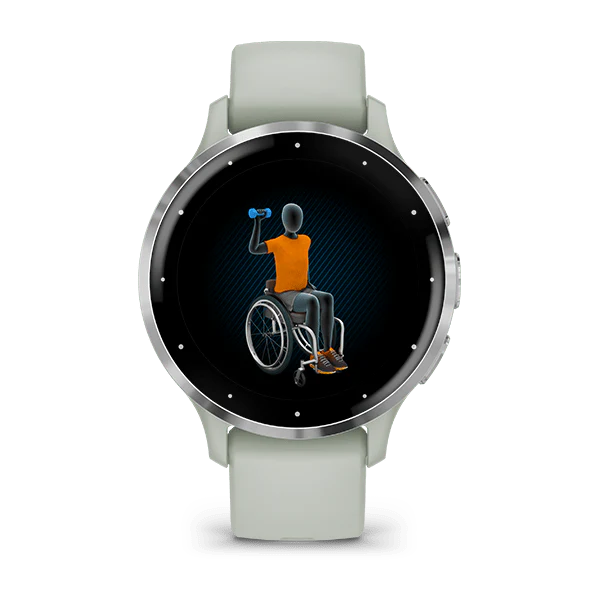 Garmin Venu 3S Smartwatch - Silver Stainless Steel | 010-02785-01 - Image 6