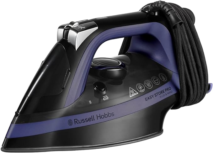 Russell Hobbs Easy Store Pro Plug & Wind Iron | 2400w | Black  | 26731