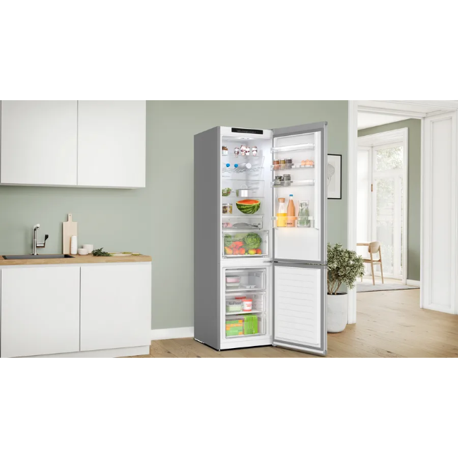 Bosch Series 4 Free-Standing Fridge-Freezer - Stainless Steel | KGN392LBFG - Image 6