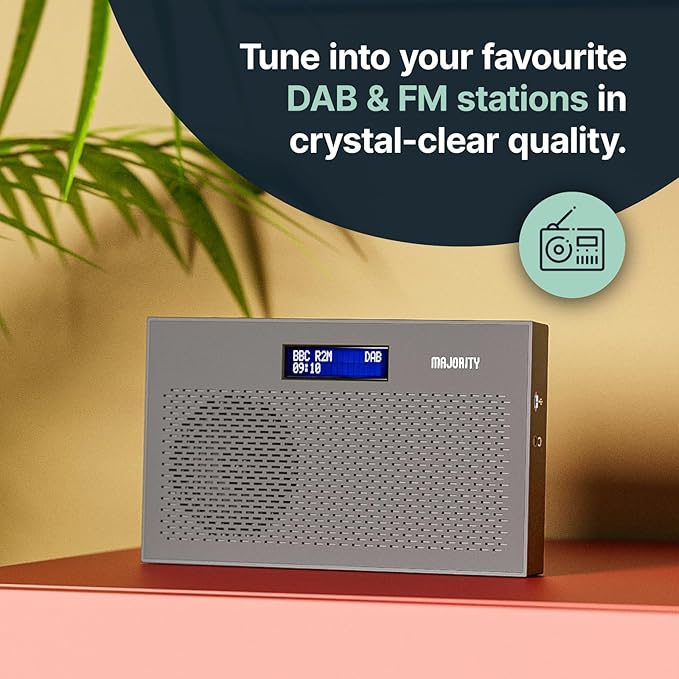 Majority Histon Digital Radio - Black | CB24DABBLK2UK - Image 2